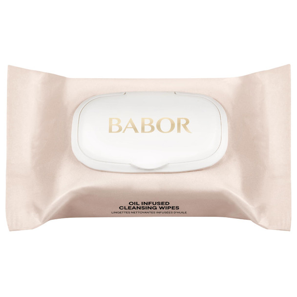 Babor Cleansing Wipes Cotton Cleansing Wipes With Panthenol Almond Oil Vitamin E And Hyaluronic Acid For Sensitive Skin Pack Of 25