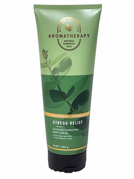 Bath and Body Works Aromatherapy Eucalyptus and Spearmint Body Cream With Natural Essential Oils 8 Ounce Eucalyptus and Spearmint 1 Item