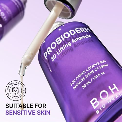Bioheal Boh Probioderma" 3D Lifting Ampoule Advanced Elasticity Serum For Sculpted Firm Skin Powerful 3D Lifting Formula With Probiotics and Peptides For Daily Skincare 1.01 Fl Oz 30 Ml