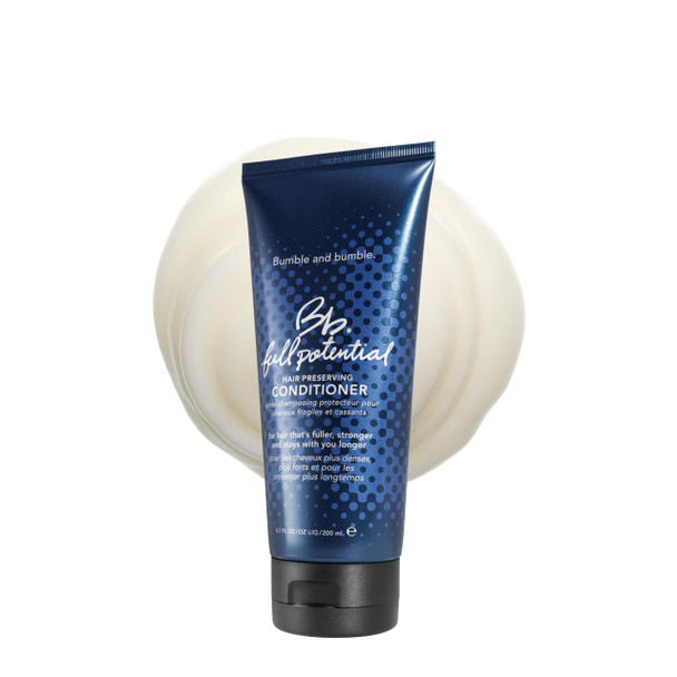 Bumble And Bumble. Full Potential Hair Preserving Conditioner Strengthens Prevents BreakageLightweight Formula Fuller Stronger For Breakage Prone And Thinning Hair Types 6.7 Fl Oz