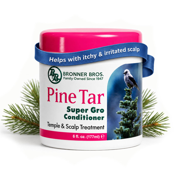 Bronner Bros Bb Pine Tar Super Gro Conditioner Temple and Scalp Treatment