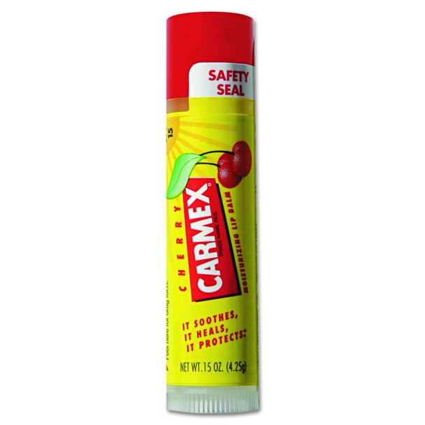 Carmex 00032 Moisturizing Lip Balm Cherry 0.15Oz Pack Of 24