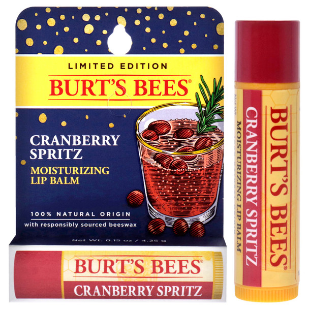 Burt'S Bees Cramberry Spritz Moisturizing Lip Balm By Burts Bees For Unisex 0.15 Oz Lip Balm