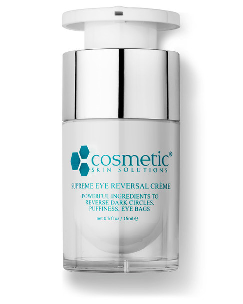 Cosmetic Skin Solutions Supreme Eye Reversal Cra Me " Anti Aging Eye Cream For Dark Circles Puffiness And Fine Lines " PeptideInfused Hydrating Formula With Caffeine Green Tea And Hyaluronic Acid " 0.5 Fl Oz