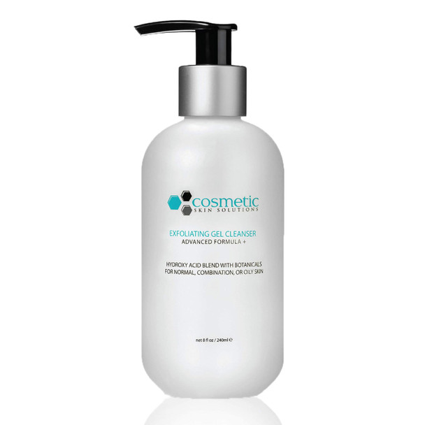 Cosmetic Skin Solutions Exfoliating Gel Cleanser With Ahas And Bontanicals 8 Oz