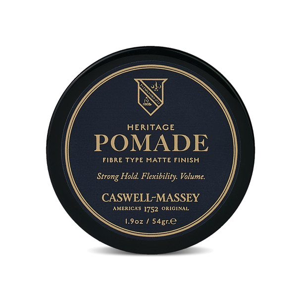 CaswellMassey FiberStyle Hair Pomade Matte Finish Hair Styling For All Hair Types Strong Hold With Flexibility and Provides Volume For Men Light Cedar Scent and LowShine 1.9 Oz