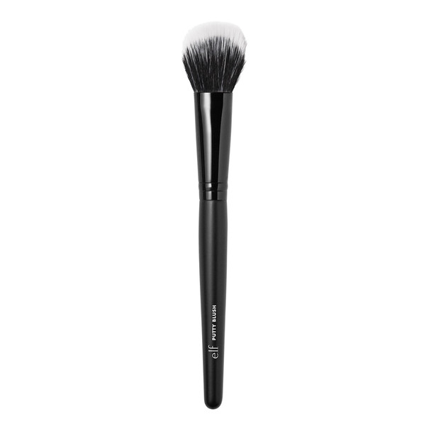 E.L.F. Putty Blush Brush Makeup Brush For Putty and Cream Formulas Easily Applies Blush and Bronzer For An Airbrushed Look Vegan and CrueltyFree
