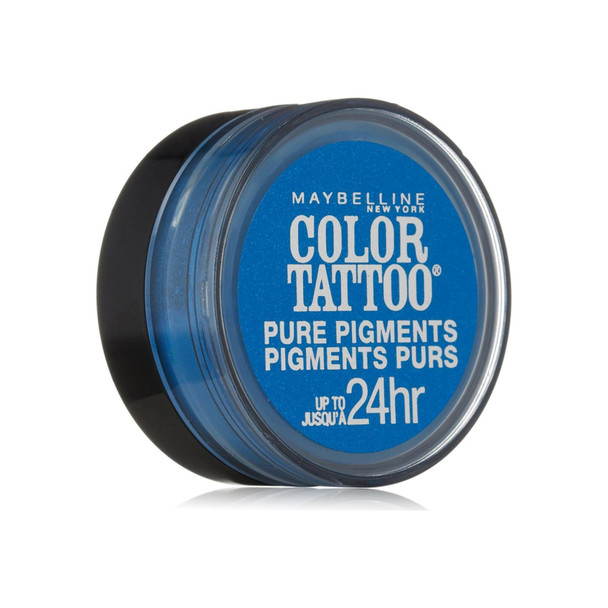 Maybelline New York Eye Studio Color Tattoo Pure Pigments, Brash Blue .05 OZ