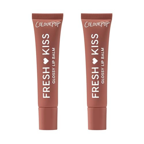 Colourpop Fresh Kiss Glossy Lip Balm Hydrating Lip Care Enriched With Peptides Hyaluronic Acid Shea Butter and Vitamin E For An UltraCushiony Formula Chocolate Milkshake 2 Count