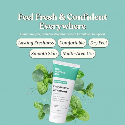 Her Fantasy Box Everywhere Deodorant With Probiotics Mint 3 Pack