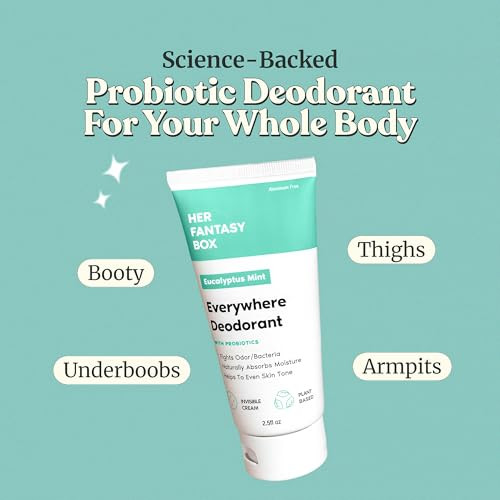 Her Fantasy Box Everywhere Deodorant With Probiotics Mint 3 Pack