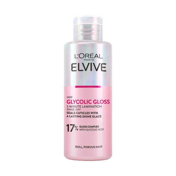 L'Oreal Paris Elvive Glycolic Gloss Lamination Rinse-Off Treatment 200ml