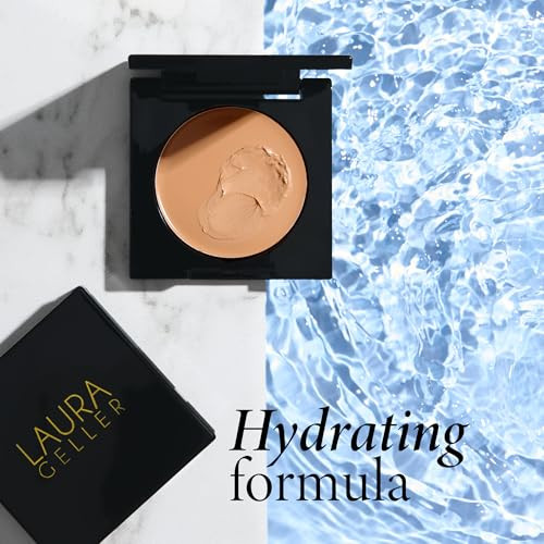 Laura Geller York Seamless Finish Full Coverage Concealer Medium And Precision Blending Sponge