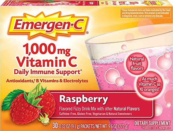 EmergenC, Raspberry, 30 Packets (Pack of 2)