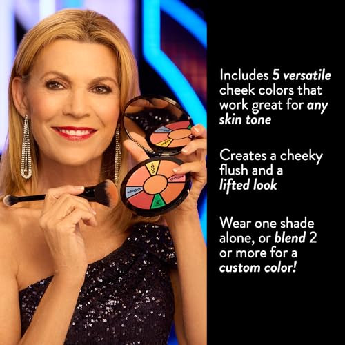 Laura Geller York X Wheel Of Fortune Limited Edition Collab The Wheel Blush Palette 5 Pc MultiFinish Blushes