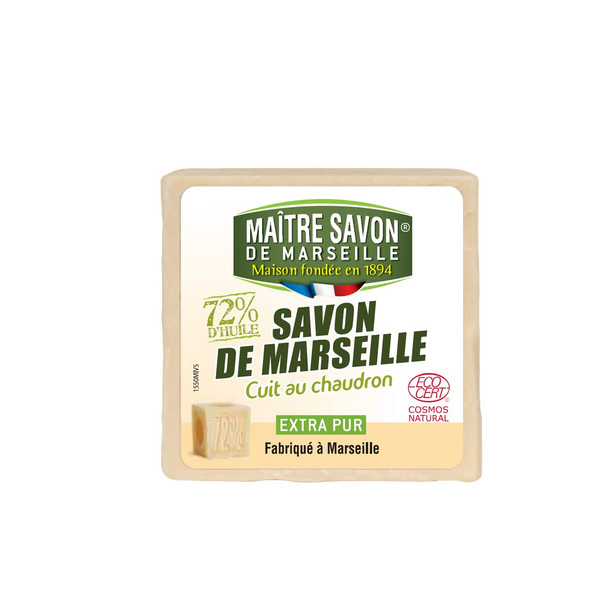Maitre Savon De Marseille Soap Cube 72% Palm Oil 300G 10.6 Oz