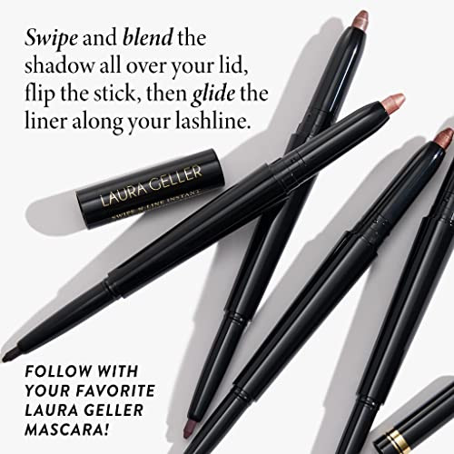 Laura Geller York Waterproof Eye Spackle Eyeshadow Primer + SwipeNLine DualEnded Eyeshadow And Eyeliner Stick Classic Onyx/Champagne