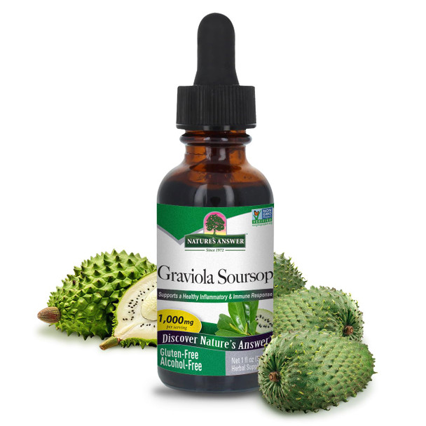 Nature'S Answer Graviola Soursop Extract Alcohol 1 Ounce Extract
