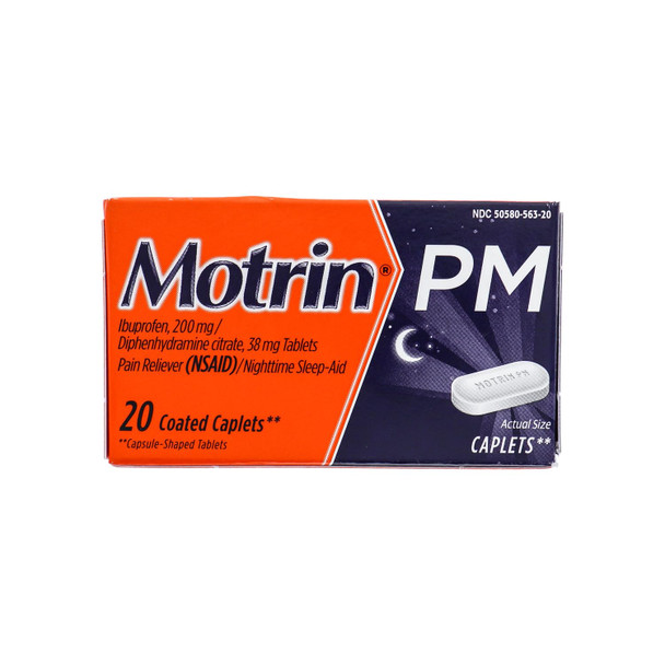 Motrin Ib Pm Caps Pack 2 Size 20Ct