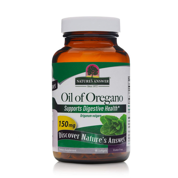 Nature'S Answer Oil Of Oregano Capsule Softgels Natural Immune Booster Promotes Healthy Digestion and Gut Flora 90Count