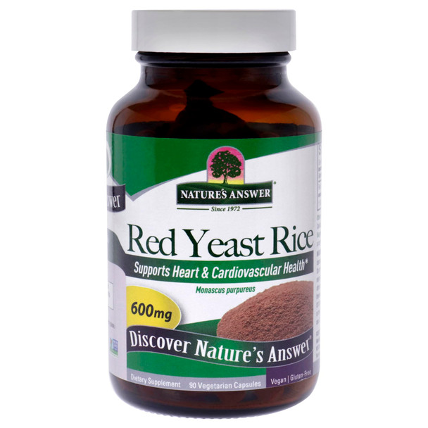 Nature'S Answer Red Yeast Rice Vegetarian Capsules 90Count
