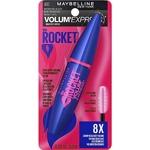 Maybelline York Volum' Express The Rocket Washable Mascara Brownish Black 0.3 Fl. Oz.