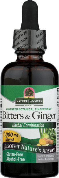 Nature'S Answer AlcoholFree Bitters With Ginger 2Fluid Ounces
