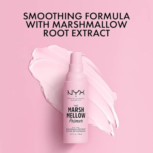 Nyx Professional Makeup Marshmellow Smoothing Primer Vegan Face Primer 10In1 Skin Benefits and Makeup Setting Spray Matte Finish LongLasting Vegan Formula