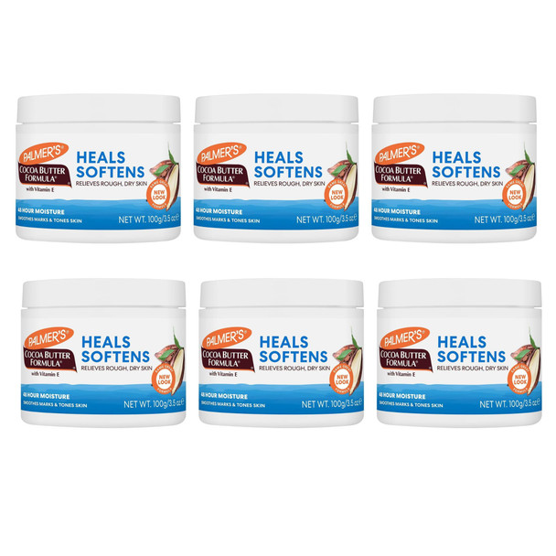 Palmers Cocoa Butter Jar With VitaminE 3.5 Ounce 103Ml 6 Pack