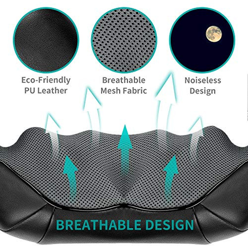 Nekteck Neck Massager With Bag And Cordless Neck Massager Bundle