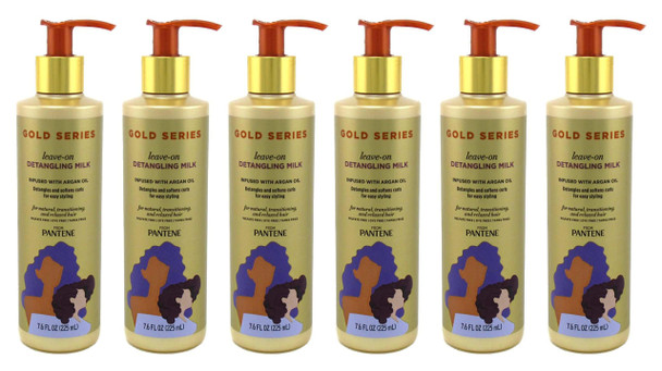 Pantene Gold Series LeaveIn Detangling Milk 7.6 Ounce Pack Of 6