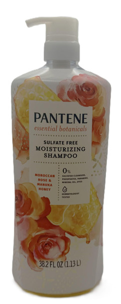 Pantene Essential Botanicals Moroccan Rose and Manuka Honey Shampoo 38.2 Fl Oz