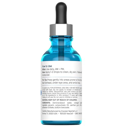 Neocell Collagen Peptides Serum For Face Advanced Skin Care Targeted Fine Lines Formula For Women And Men 2 Fl Oz