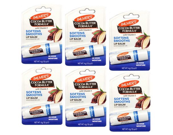 Palmer'S Cocoa Butter Formula Lip Balm With Vitamin E 4G/.15 Oz Pack Of 6