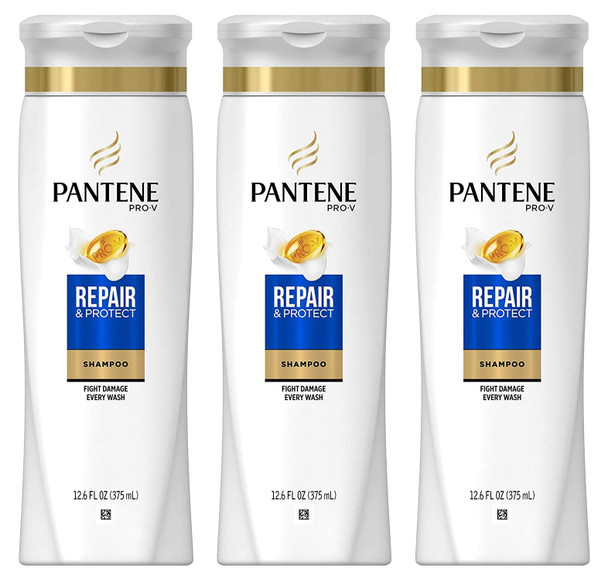 Pantene Shampoo Repair and Protect 12.6 Ounce 3 Pack