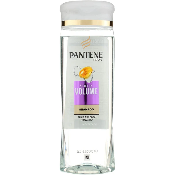 Pantene ProV Sheer Volume Thick Full Body Shampoo 12.6 Fl Oz Pack Of 3
