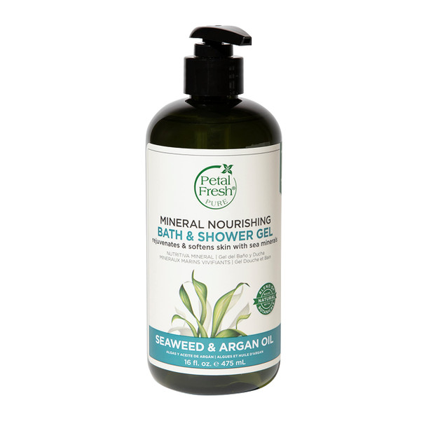 Petal Fresh Pure Seaweed and Argan Oil Bath and Shower Gel 475Ml