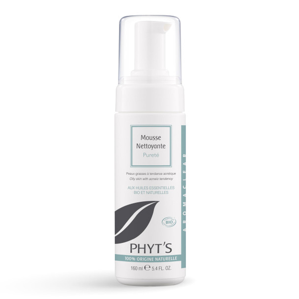 Phyt'S Purity Cleansing Foam Face Wash With Essential Oils SoapFree Face Cleanser With Astringent And Purifying Plant Extracts 5.4 Oz