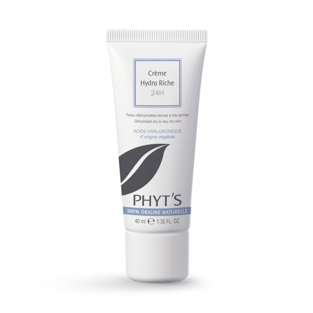 Phyts 24H Hydra Rich Cream Face Moisturizer For Very Dry Skin Face Cream With Nourishing Ingredients Hydrates And Strengthens Skin 1.35 Oz