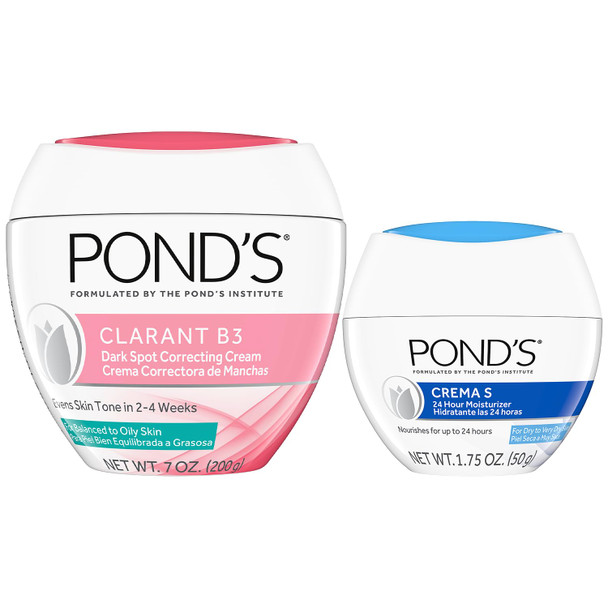 Pond'S Clarant B3 Dark Spot Correcting Cream + Crema S Moisturizer Set