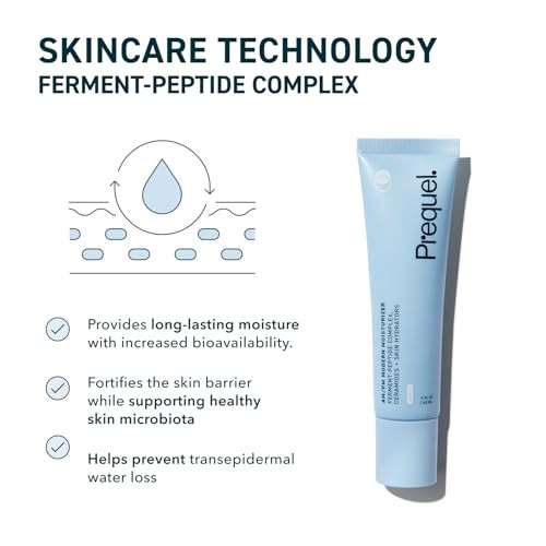 Prequel Skin Am/Pm Modern Moisturizer " Hydrating Face Cream With Peptides Ceramides and Glycerin For Dry Sensitive Or Combination Skin " NonGreasy Moisturizer For Barrier Support