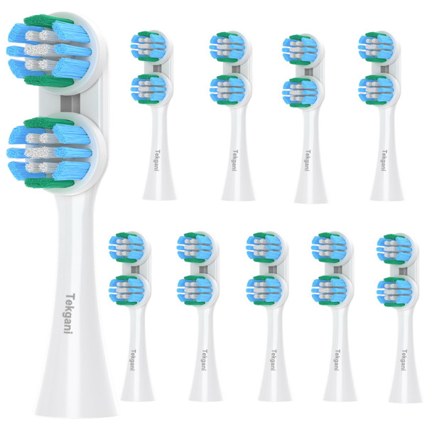 Tekgani Heads Compatible With Spinbrush Electric Toothbrush Pack Of 10 Tooth Brush Head Refill