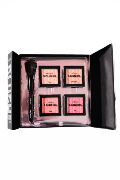 Profusion Cosmetics Profusion Blush Boutique Rosette Palette With A Blush Brush And 4 Blushes