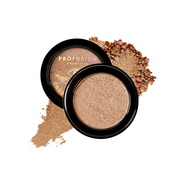 Profusion Cosmetics Candlelight Ritual Frosted Highlighter " Richly Pigmented Blendable CreamToPowder Texture With Gold Shimmer Finish Vegan and CrueltyFree Makeup