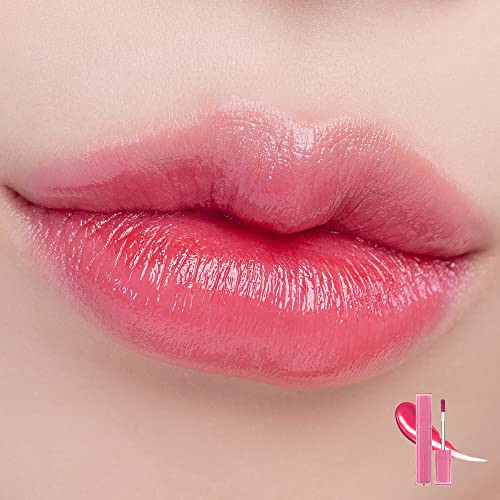 RomandNd Dewya Ful Water Tint 05 Taffy Glossy High Pigment Moisturizing NonSticky Hydrated Lips Colorful Shades High Shine 0.18Oz