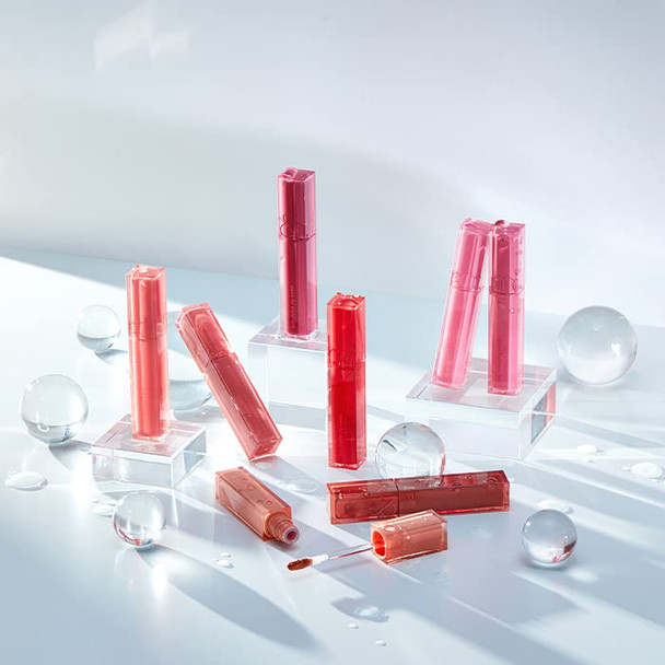 RomandNd Dewya Ful Water Tint 05 Taffy Glossy High Pigment Moisturizing NonSticky Hydrated Lips Colorful Shades High Shine 0.18Oz