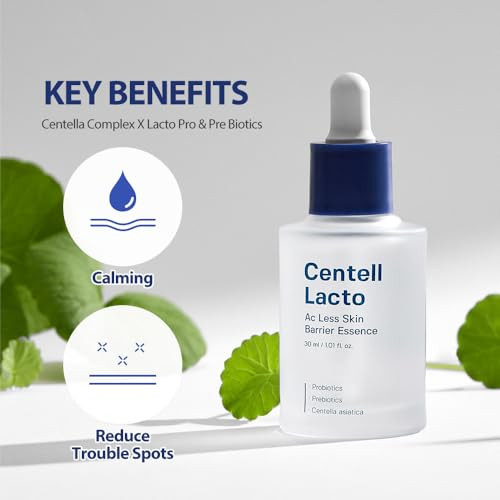Sungboon Editor Centell Lacto Ac Less Skin Barrier Serum Probiotic and Niacinamide Face Serum For Sensitive BlemishProne Skin Lightweight NonGreasy Hydrating Korean Skincare