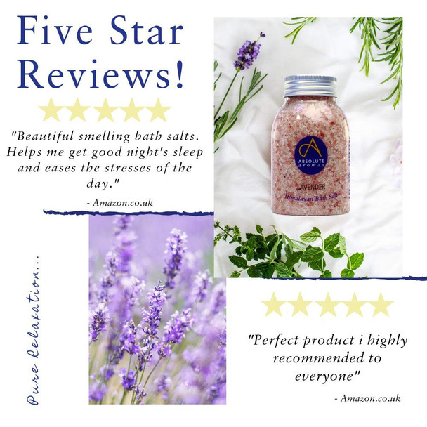 Absolute Aromas Lavender Himalayan Bath Salt