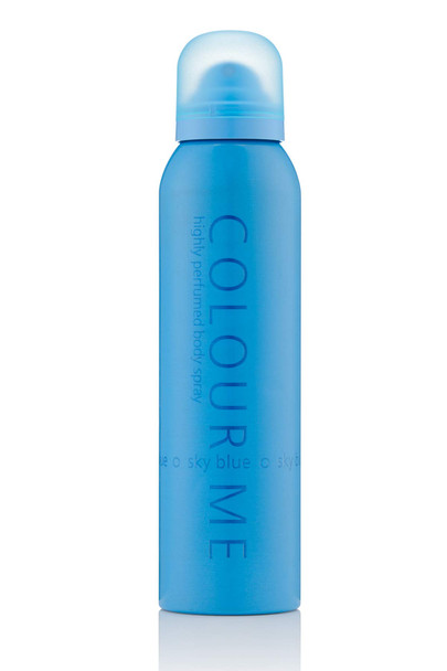 COLOUR ME Sky Blue - Spray Perfume for Women - Citrus & Peach, 150ml