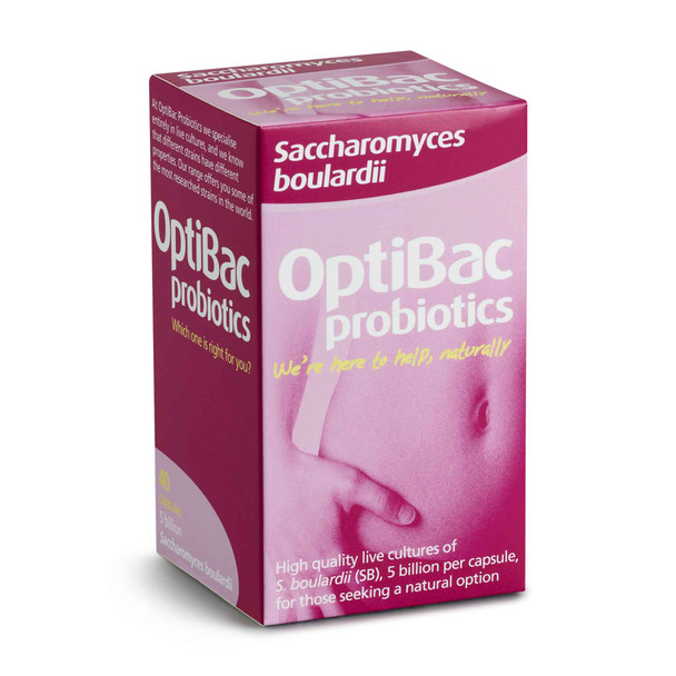 Optibac Saccharomyces boulardii 40 Capsules